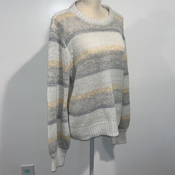 LC Lauren Conrad Striped Sequin Sweater - Picture 7 of 14